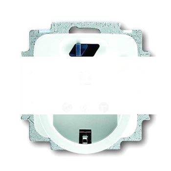 Розетка 2Р+Е с УЗО 16А 30 мА с защитой от детей IP21 (шлейф) Reflex SI альпийский белый