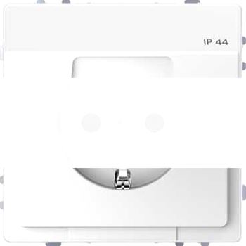 Розетка D-Life 16А с защитной крышкой и крышкой IP44 белый лотос SD