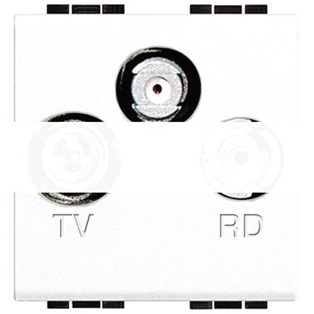 Розетка для TV тройная коаксиальная оконечная
