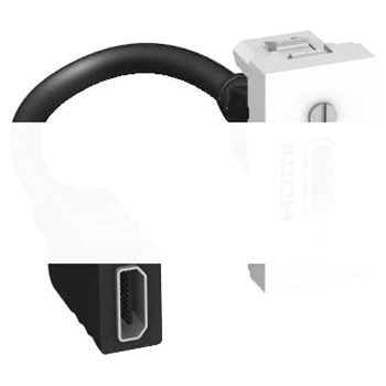 Розетка HDMI белая