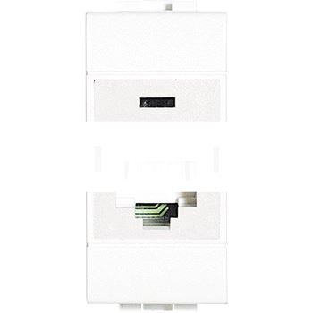 Розетка компьютерная light RJ 45 UTP категория 5E 110