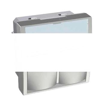Розетка S-One 2xRJ45 Cat5е экранированная металл