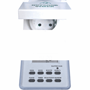 Розетка с таймером (недельная) электронная IP44 16А 3500W ТМ23