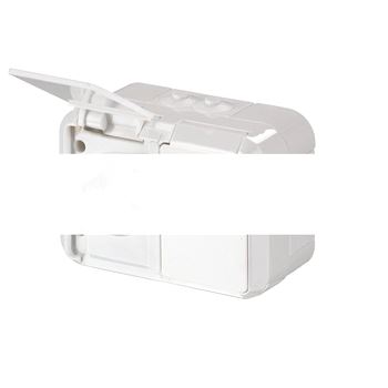 Розетка с заземлением 16А/250В IP44 DoubleSCHUKO