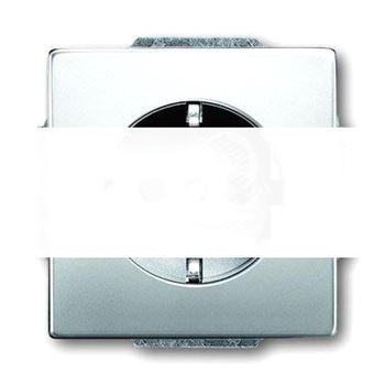 Розетка с заземлением скрытая pur/сталь 16А 250В SCHUKO