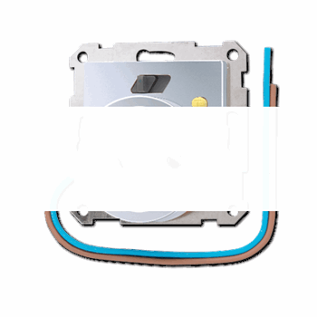 Розетка штепсельная FI-SCHUKO 16A 250V алюминийРозетка штепсельная FI-SCHUKO 16A 250V алюминий