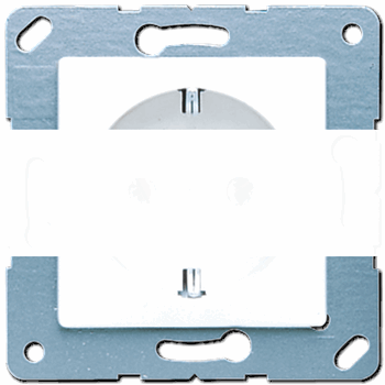 Розетка штепсельная SCHUKO 16A 250V белая