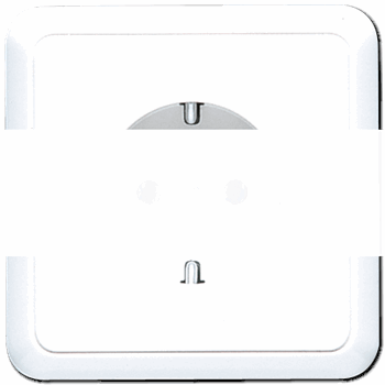 Розетка штепсельная SCHUKO 16A 250V полная плата белая