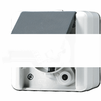 Розетка штепсельная SCHUKO 16А 250V с индикацией накладная IP44
