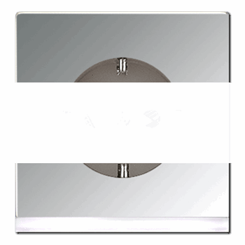 Розетка штепсельная SCHUKO 16A 250V с LED-подсветкой полированный хром