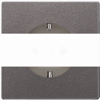 Розетка штепсельная SCHUKO 16A 250V с защитой от детей антрацит
