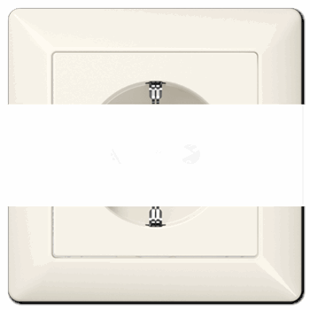 Розетка штепсельная SCHUKO 16A 250V с защитой от детей слоновая кость