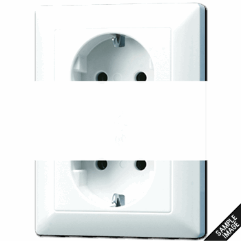 Розетка штепсельная SCHUKO 16A 250V сдвоенная с защитой от детей белая