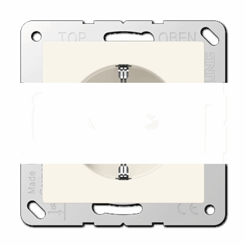 Розетка штепсельная SCHUKO 16A 250V слоновая кость