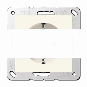 Розетка штепсельная SCHUKO 16A 250V слоновая кость