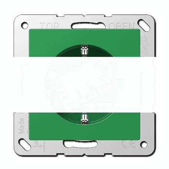 Розетка штепсельная SCHUKO 16A 250V зеленая