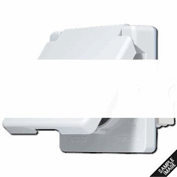 Розетка штепсельная SCHUKO накладная 16A 250V двойная