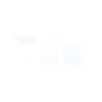 Розетка тройная горизонтальная 2Р+E 10/16А 250В IP44 для открытого монтажа ocean