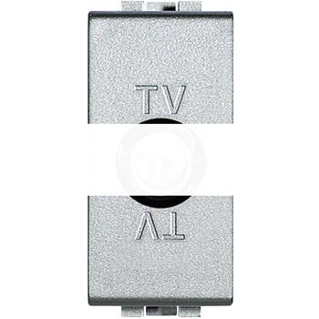 Розетка TV экранированная оконечная 1 модуль папа