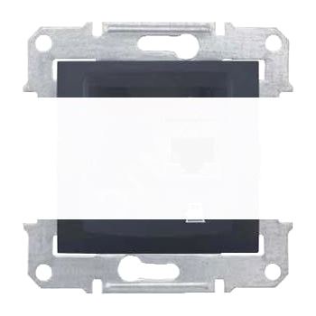 Sedna Розетка компьютерная RJ45 категория 5e в рамку графит