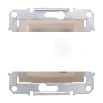Sedna Розетка компьютерная RJ45 категория 5е в    рамку титан