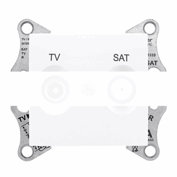 Sedna Розетка TV/SAT оконечная 1dB в рамку белый