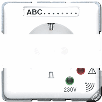 Штепсельная розетка SCHUKO 16А 250V~ с защитой от перенапряжения  коричневая