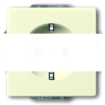 SOLO Розетка  со шторками savanne/слоновая кость 16А 250В SCHUKO (20 EUCKS-82-500)