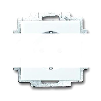 SOLO/FUTURE Розетка SCHUKO с LED подсветкой альпийский белый