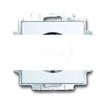 SOLO/FUTURE Розетка SCHUKO с LED подсветкой серебристый алюминий