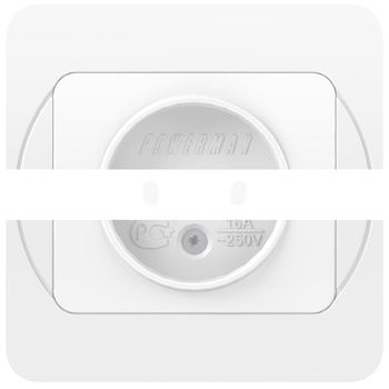 SUNNY Розетка скрытая белая 16А