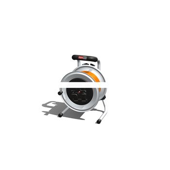 Удлинитель Alpenbox на металлическом барабане IP44 X-PUR H07B Q-F 3G2.5 (40м) (8910001)