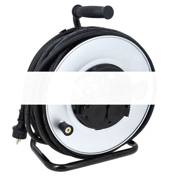 Удлинитель силовой 4 розетки шнур 50м КГ 3х2.5 16А IP44 Гефест