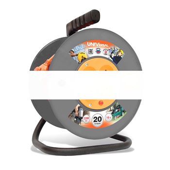 Удлинитель силовой 4х20м ПВС 2х1.0 10А IP44 ВЕМ-250т