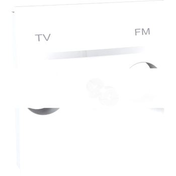 UNICA Центральная плата для розетки TV/FM белый