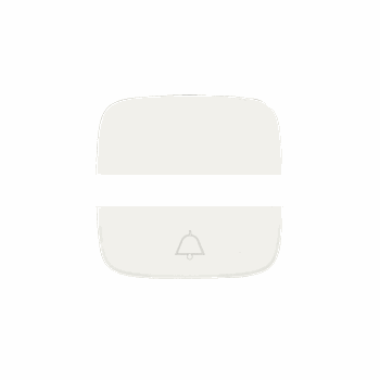 Valena ALLURE Лицевая панель для кнопочного выключателя символ Звонок жемчуг