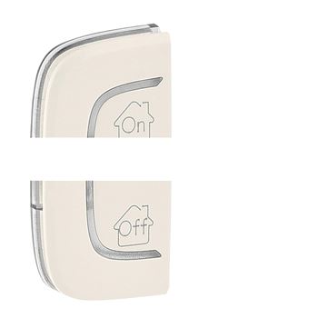 Valena ALLURE MyHome Лицевая панель для механизмов BUS/SCS С символом GEN-On-Off 1 модуль Установка слева Слоновая кость