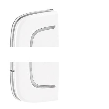 Valena ALLURE MyHome Лицевая панель для механизмов BUS/SCS С символом Стоп 1 модуль Установка справа или слева Белая