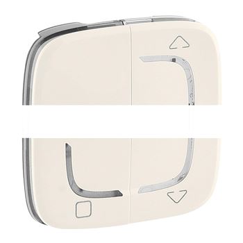 Valena ALLURE MyHome Play Zigbee Лицевая панель для радиоприемного выключателя/для приводов жалюзи/рольставень слоновая кост