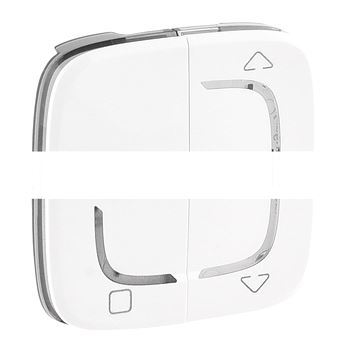 Valena ALLURE MyHome Play Zigbee Лицевая панель для радиоприемного выключателя/для приводов жалюзи/рольставень белая