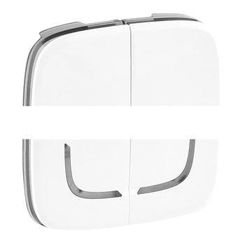 Valena ALLURE MyHome Play Zigbee  Лицевая панель для выключателя-радиоприемника 2-канального Белая