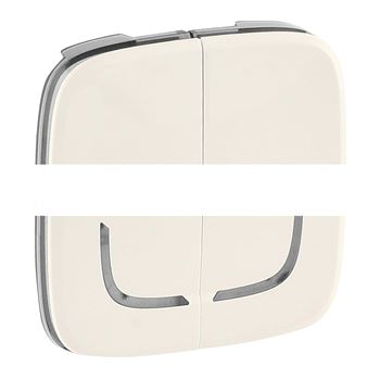 Valena ALLURE MyHome Play Zigbee  Лицевая панель для выключателя-радиоприемника 2-канального Слоновая кость