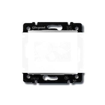 VALENA Розетка компьютерная RJ45 1 выход STP 10 GIGA алюминий