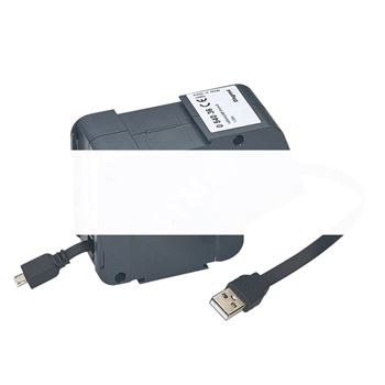 Выдвижной розеточный блок с вытяжным кабелем USB/micro-USB 1 модуль (54036)