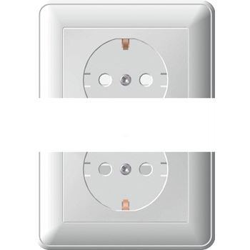 w59 Розетка х2 скр.с/з   16А (сосна)