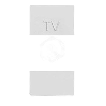Zenit Розетка телевизионная TV одиночная серебристая
