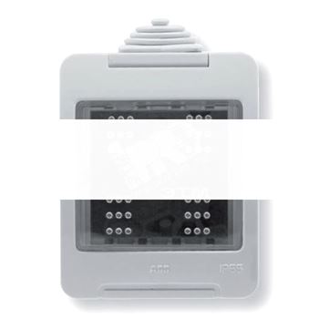 Zenit/Stylo Коробка 2 модуля наружная IP55