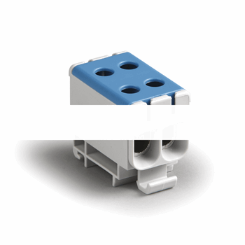 Блок клеммный распределительный синий Al 6-50мм.кв Cu 2.5-50мм.кв 4 подключения