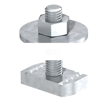 Болт с прямоугольной головкой M12x30mm