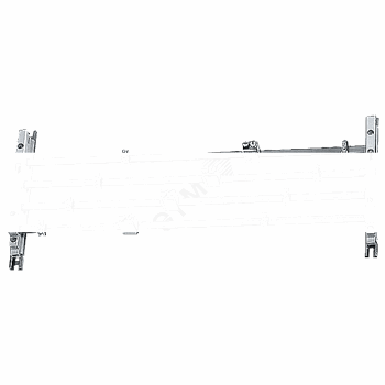 BUSBAR KIT 250A, 12 X 5, 4ПОЛ. ДЛЯ ENCLOSURE РАЗМЕР 3 КЛЕММАS 4X95SQMM + 8X16SQMM